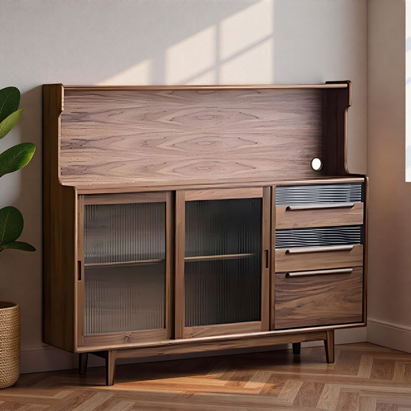Buffet simple et rétro, H 49,61 po x l 59,06 po x P 15,75 po