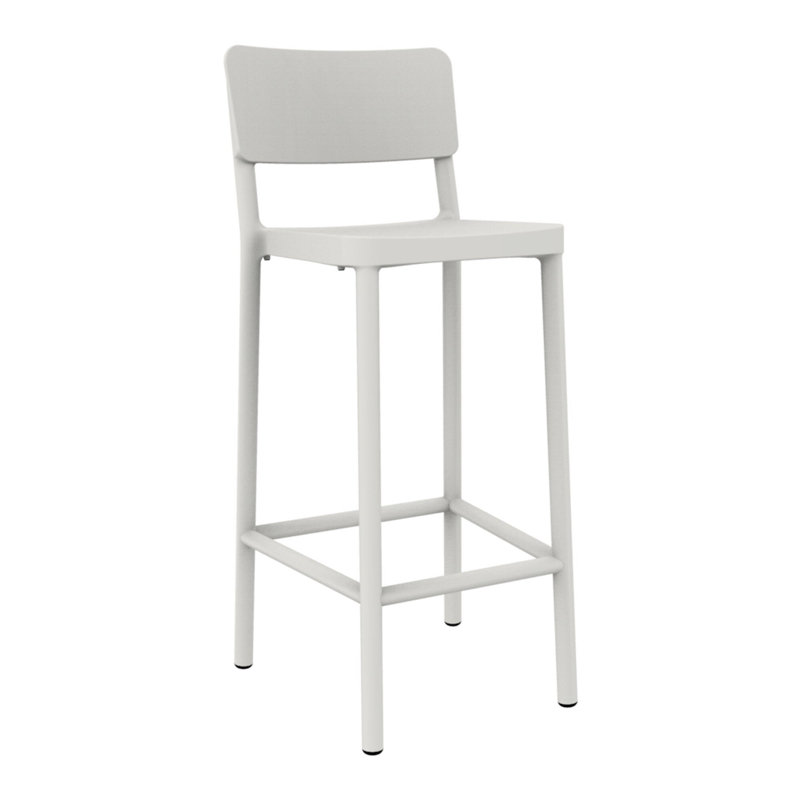 Tabouret de bar Lisboa, 30.31", Blanc