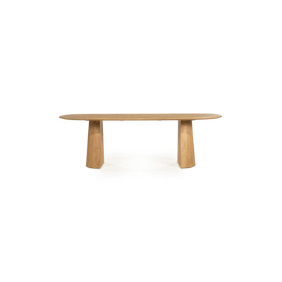 Lune Oval Solid Wood Dining Table