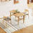 47"W Rectangular Kitchen Room Table-145527921-145527918
