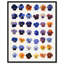 Impression sur toile Pansy Patch Grid II par Art Remedy-118137973-118137977