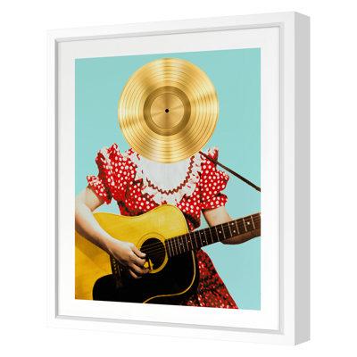 «Country Western Gal», reproduction encadrée sur papier par David Jordan Williams