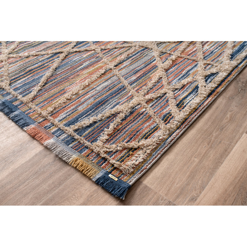 Tapis rectangulaire en coton Jurgens, Rectangle 3 pi 3 po x 8 pi 9 po