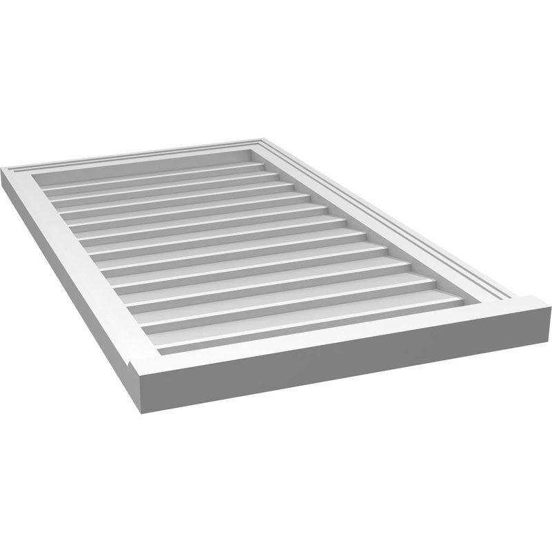 Cadre de seuil Brickmould, brun clair apprêté, H 38 po x l 22 po x P 2 po