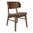 Hartzog Set of 2 Dining Chairs - Solid Wood Frame with Upholstered Fabric Seats - Open Back Kitchen & Dining Room Chairs-1088911156-1133256372
