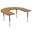 Table d'activité 60 "x 66" en forme de T avec pieds réglables-592723505-592723513-538156477