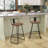 Duncombe Swivel Counter Stool with Steel Frame-674614094