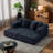 Boneless 74" Chenille Sectional Sofa-1711906845