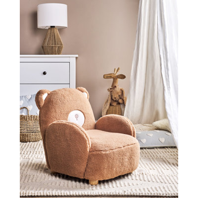 Domingue Upholstered Faux Fur Armchair
