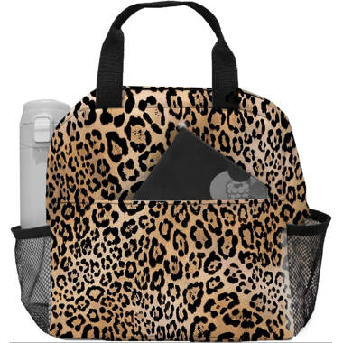 Portable Insulated Thermal Animal Print Lunch Bag, Picnic Storage