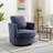 Yelina Polyester Slipcovered Swivel Barrel Chair-1776697154