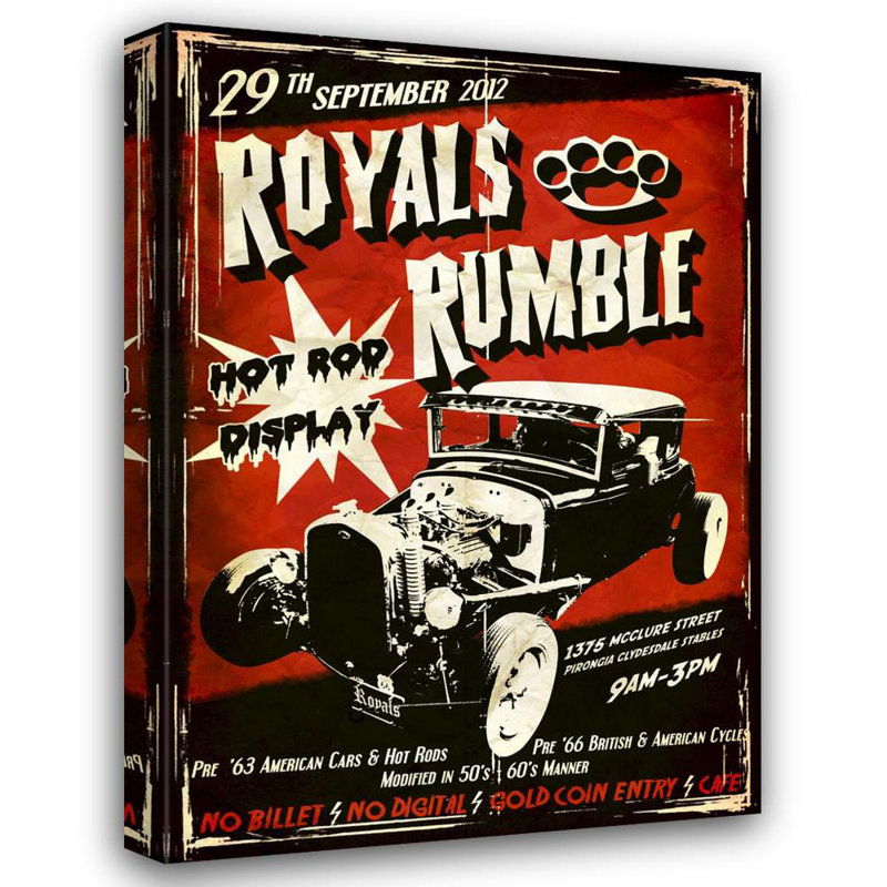 Royals Rumble, 18" H x 13" W