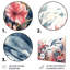 «Grey Pink Dancing Dolphins Sea Creatures - Sea Creatures», reproduction d'art-2037207105-2037207117