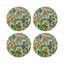 Plumeria Round Beaded Smooth Placemat-568597135