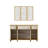 59.1" W Sideboard Cabinet Buffet Storage Cabinet With Wall Hanging Decorations