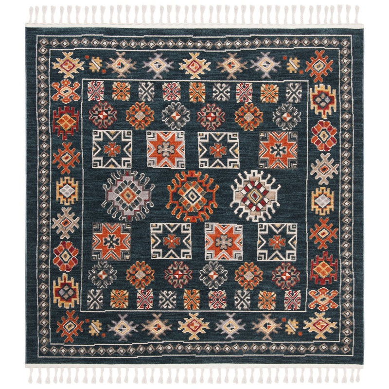 Sevanna Southwestern Indoor/Outdoor Rug, Square 6'3"