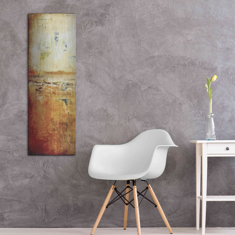 Red Barrel Studio® «Story in Your Eyes I» par Erin Ashley, art mural en métal, H 48 po x l 16 po