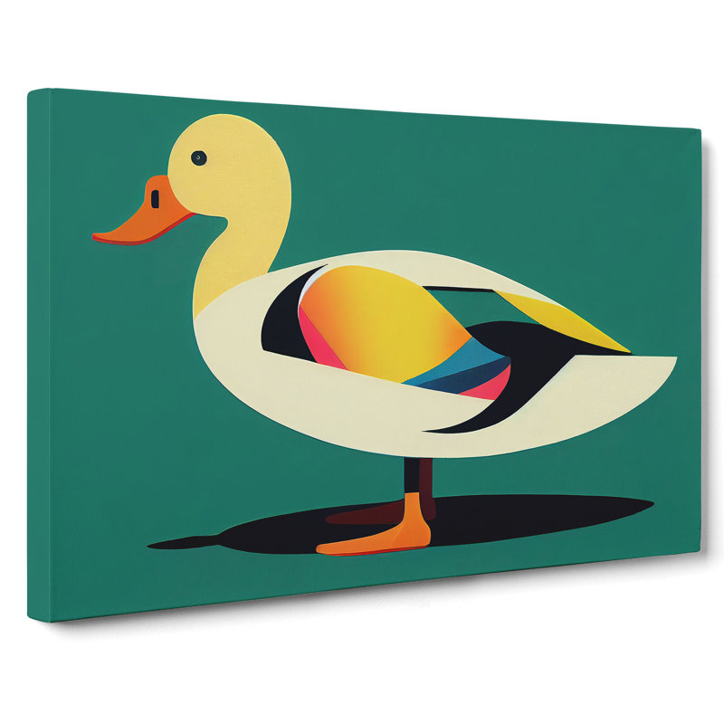 Dreamy Duck - Wrapped Canvas, 40cm H x 60cm W x 3cm D