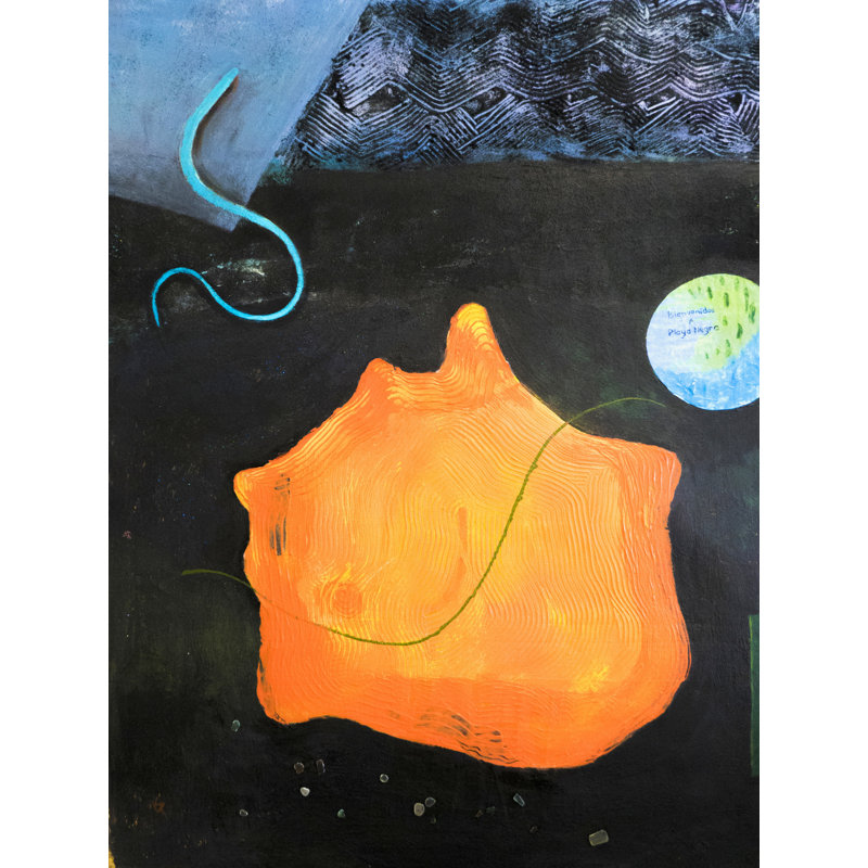 Playa Negra Print by Karin Batten, Black Framed Paper, 21.25" H x 17.25" W