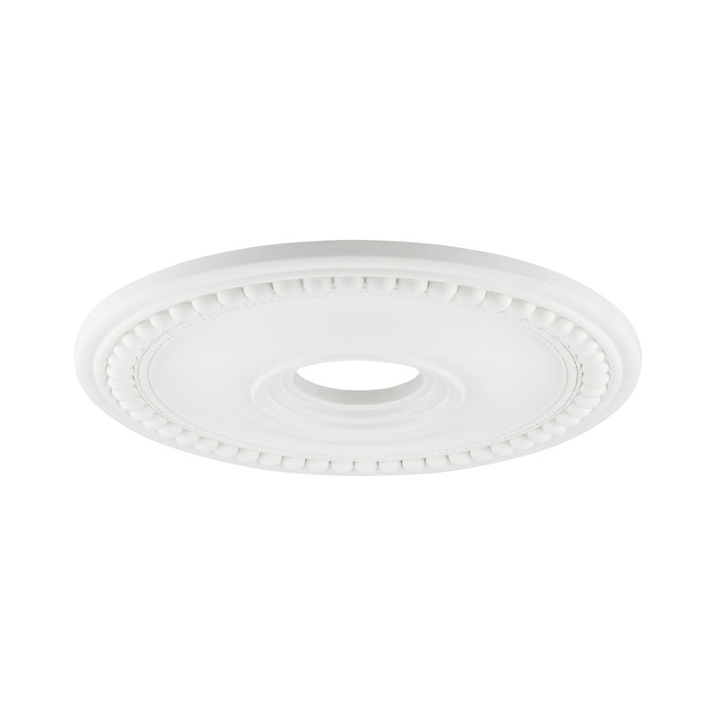 Médaillon Cavandale, H 2,5 po, Blanc