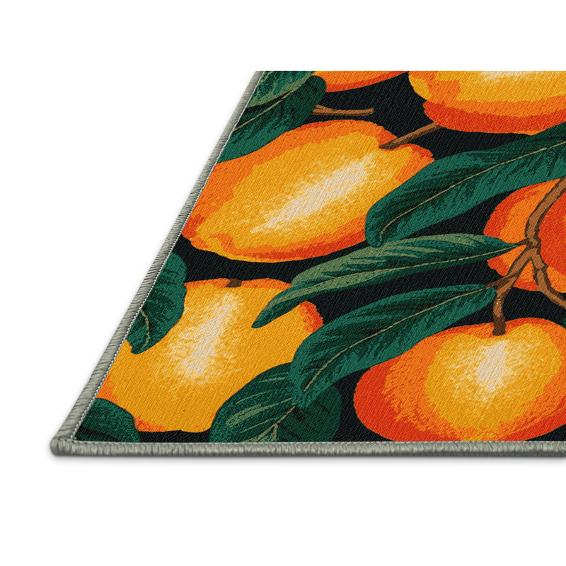 Tapis lavable Loquat, Rectangulaire 2 pi x 3 pi