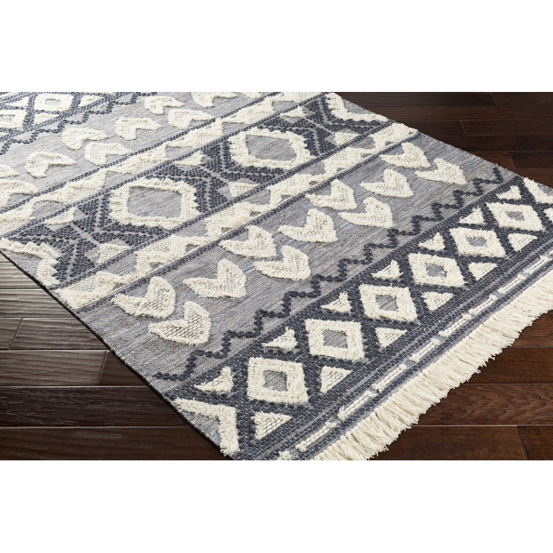 Ruot Geometric Indoor Rug, Rectangle 4' x 6'