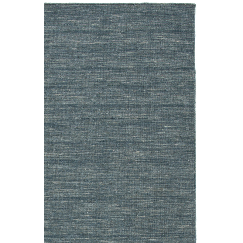 Tapis en laine / coton tissé à la main Kilim en argent / gris, Carré 6 pi