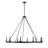 Natividad 10-Light Candle Style Wagon Wheel Chandelier -819235691-891258737