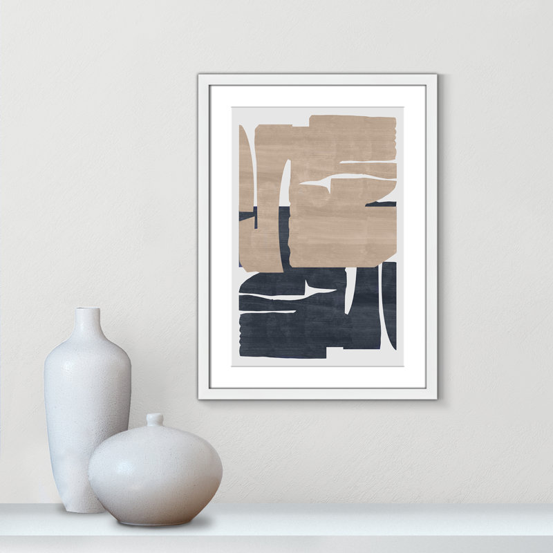 Impression profonde brun doré II par Cartissi, 17'' W x 23'' H, Matted Print, Blanc satiné