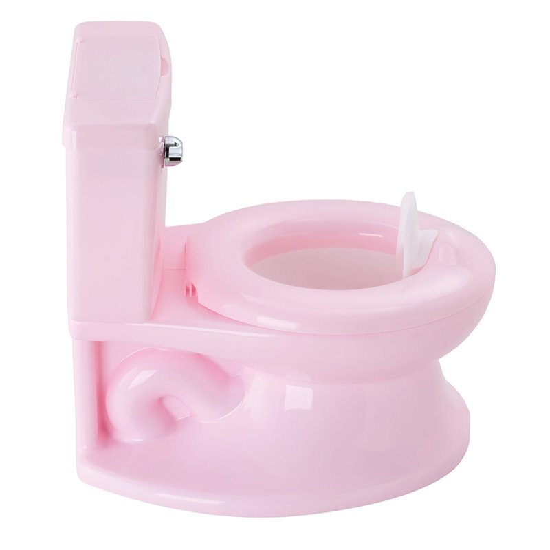 Toddler Potty with Realistic Flushing Sound, Pink