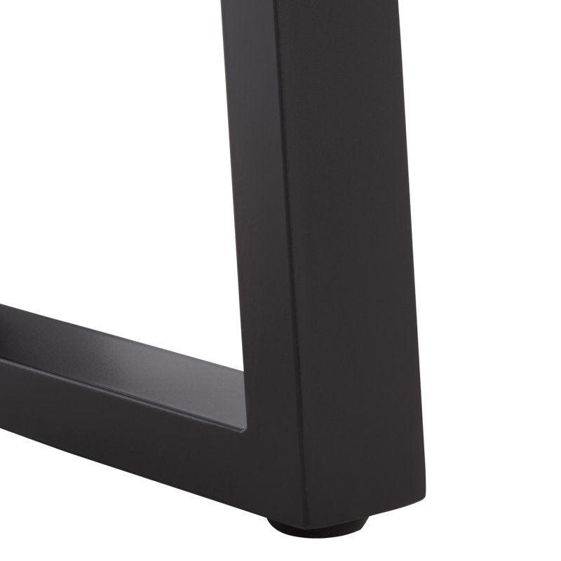 Vonette Steel Leg Console, Chocolate