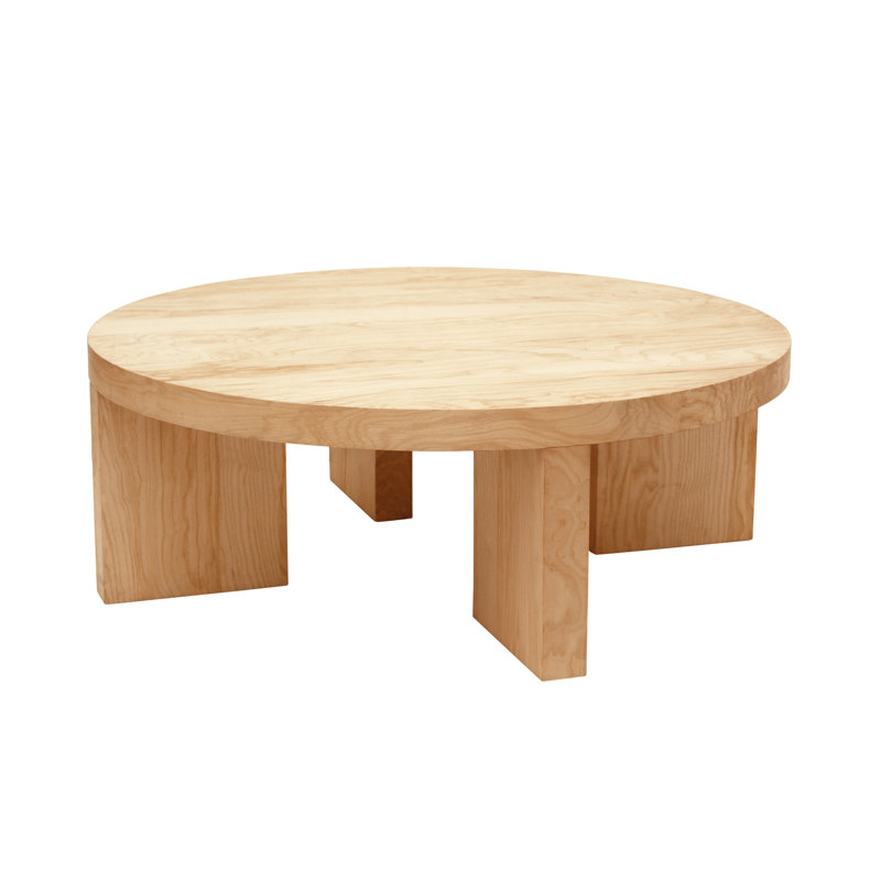 Round Coffee Table Blonde