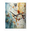 Horloge murale ornée d'un érable orange et bleu sarcelle-99631565