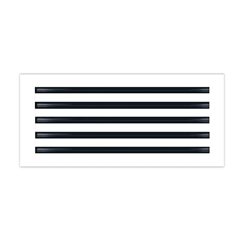 Buildmart - Couvercle de ventilation AC moderne 22 x 10 - Diffuseur à fente linéaire standard - Grille de registre / Taille: H 2 po x l 10 po x L 22 po