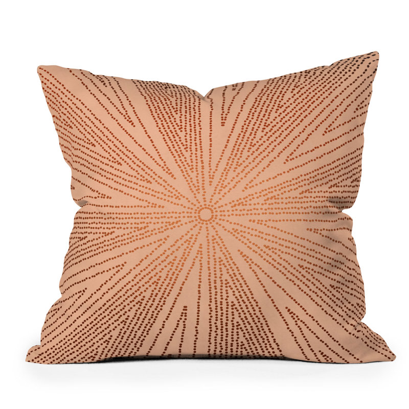 Housse et insert de coussin carré extérieur Iveta Abolina Leaf, 18 po x 18 po