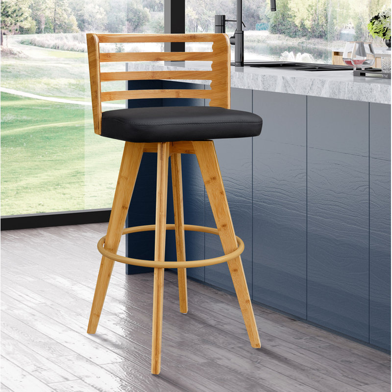 Tabouret tournant 30" Westover, Noir