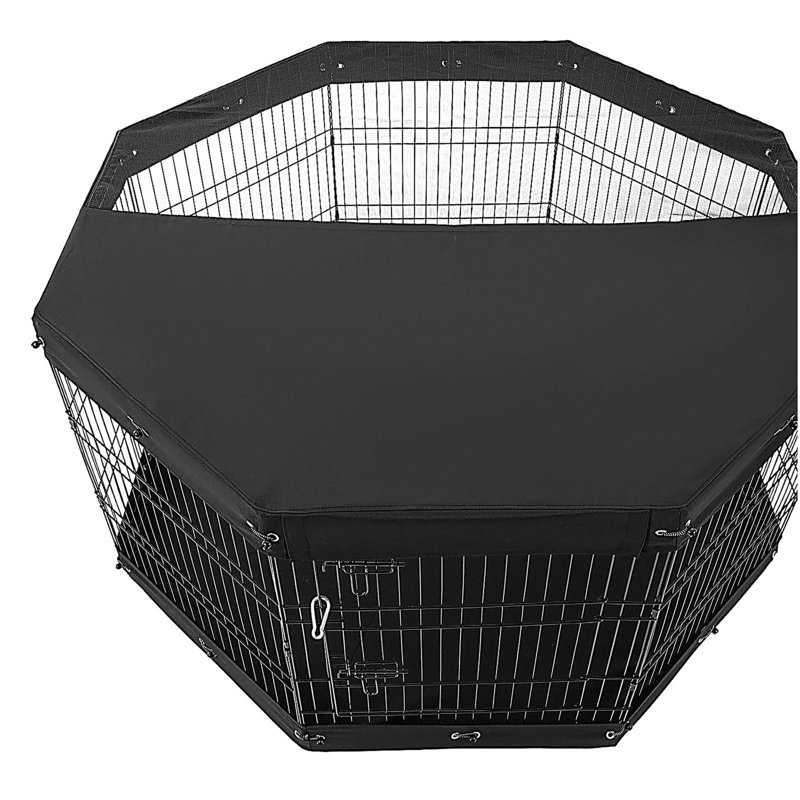 Enclos pour chien pliable 8 panneaux pour chien avec housse 30 "H