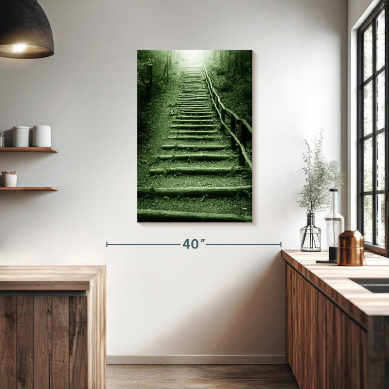 Escalier Lilie Forest, H 39 po x l 26 po