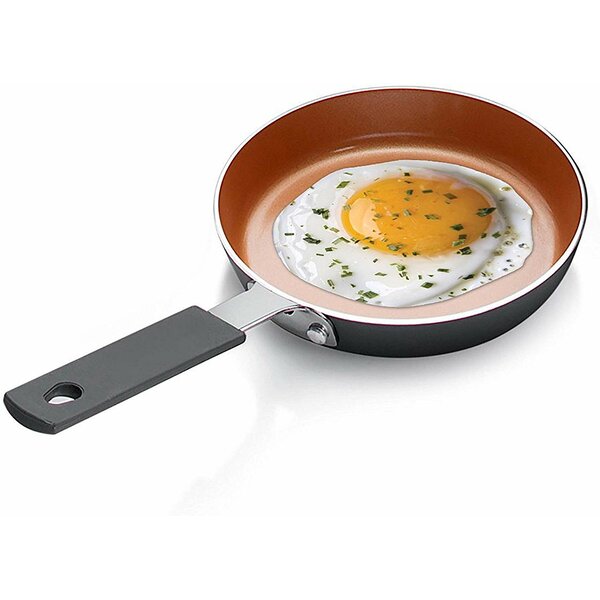 Nordic Ware Commercial Induction Fry Pan with Premium Non-Stick Coating,  8.25-Inch