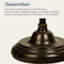 Lampe torchère sur pied 72 po avec abat-jour en verre albâtre Cadenza-718031209-718031208