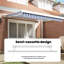 Ivy Bronx Fabric Cover Retractable Patio Awning-1227483525-1227483521