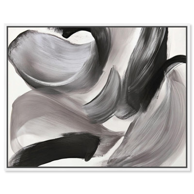 «Sweeping Shadows I», reproduction d'art sur toile par Grey par Art Remedy