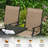 Outdoor PVC-coated polyester Swivel Dining Armchair-1322698160