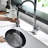Contemporary Kitchen Faucet With Pull Down , Single Handle, High Arc, Stable Water Flow, Corrosion Commercial Hole Finish, Modern Classic Spring - Down, Multifunctional,