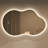 Aevar Asymmetrical Cloud LED Lighted Anti-Fog Bathroom/Vanity Mirror with Tempered Glass & ETL-1464192354
