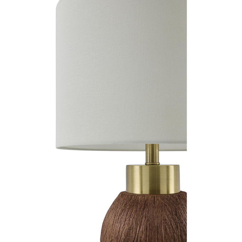 Kelemen Table Lamp, Dark Brown/Gold
