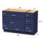 Base de meuble-lavabo simple 48 po seulement-94091294