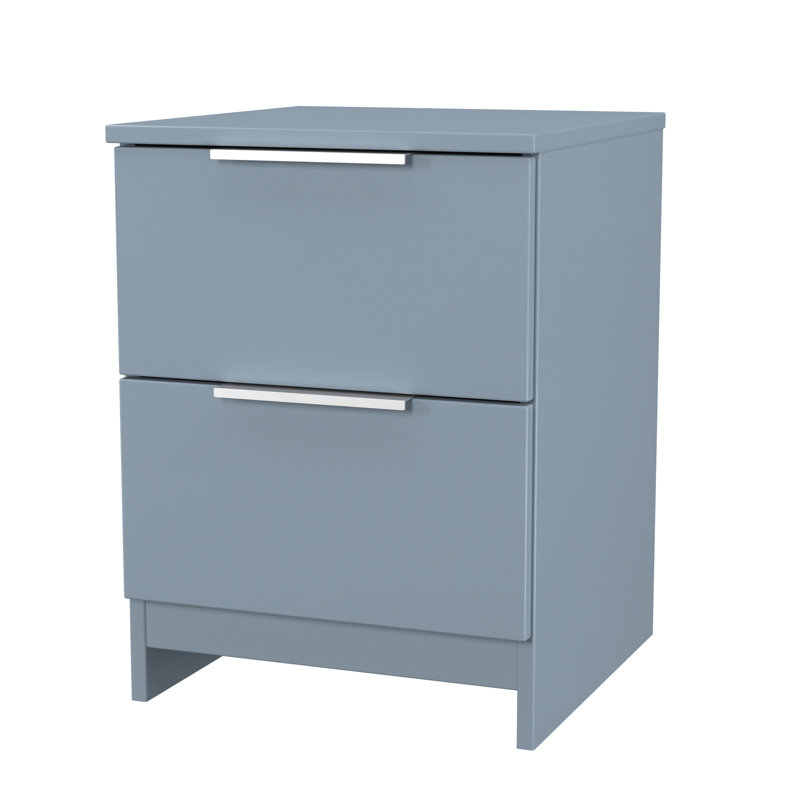 37cm W Manufactured Wood Bedside Table