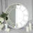 Walbert Vintage Decorative Wall Mirror Round Accent Mirror with Metal Frame