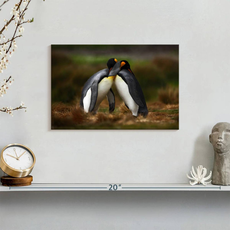 Brampt Penguin Love, 8" H x 12" W